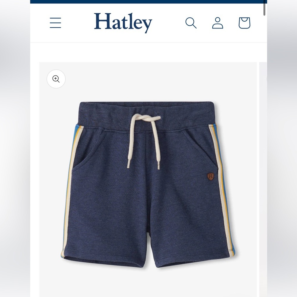 Hatley Boys Patriot Blue Pull On Shorts - Picture 3 of 8